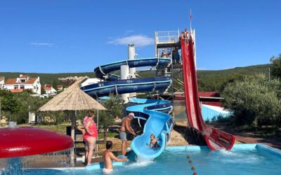 Waterglijbanen in Punat