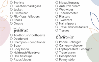 Your Packing List for a Holiday with Kids: Everything Under Control