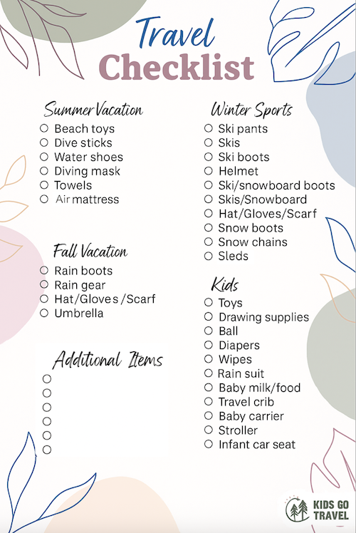 Packing List
